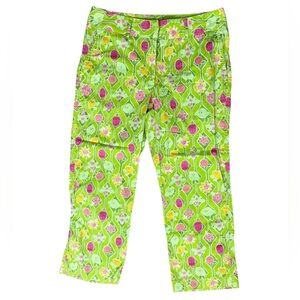 EUC Lilly Pulitzer “A-Maze-Ing” Vintage Ladybug Cropped Pants (G-1)